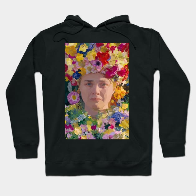 Midsommar based art using scribbles Hoodie by Lsutton4